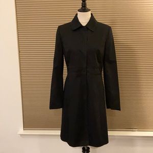 FINAL PRICE ANN TAYLOR Black rain coat fully lined